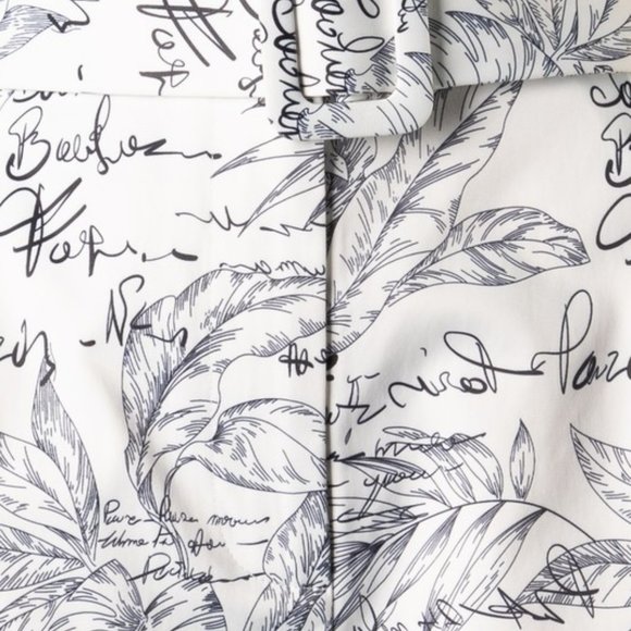 Belted High Waist Print Shorts - Picture 5 of 14